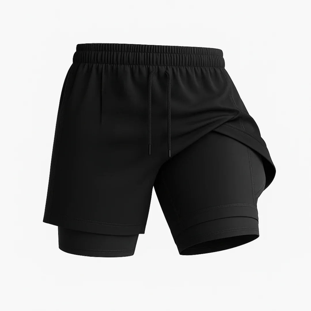 Boxhero 3-in-1 Quick-Dry Swim Trunks with Compression Liner