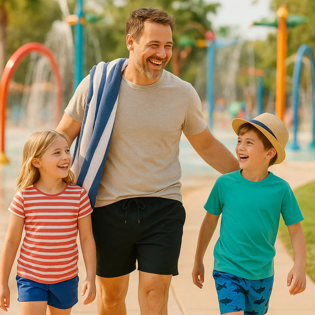 Boxhero 3-in-1 Quick-Dry Swim Trunks with Compression Liner